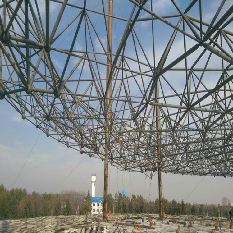 河北球形网架钢结构施工方案